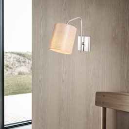 Opviq Ve - 6001 Lámpara de pared Níquel y Crema